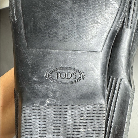 Tod’s Loafers -Brown Leather Slip-On Driving Shoes Penny Loafers - Picture 7 of 8